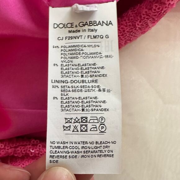 Dolce & Gabbana Hot Pink Sequined Blazer size IT 36 seen on Lisa from Vanderpump - Picture 2 of 16